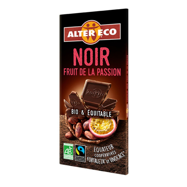 Alter Eco crna čokolada sa marakujom 100g 