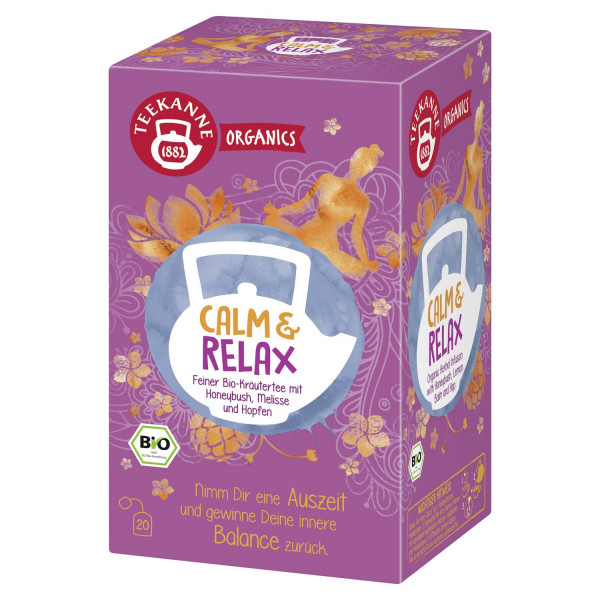 Teekane organics čaj bio calm & relax 36g 