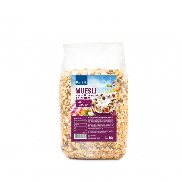 Fun&fit musli sa 5 vrsta voca 420g 