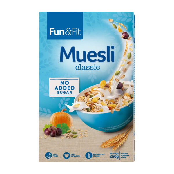 Fun&fit musli klasik 250g 