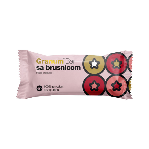 Granum bar sa brusnicom 30g 