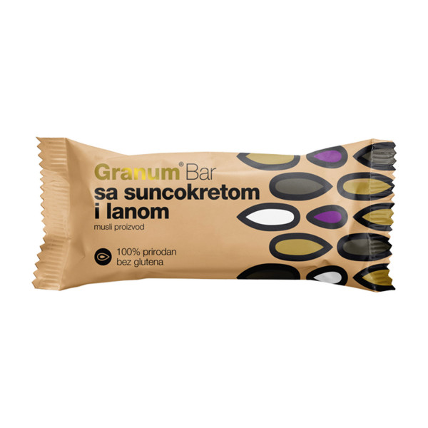 Granum diabet bar sa suncokretom i lanom 30g 