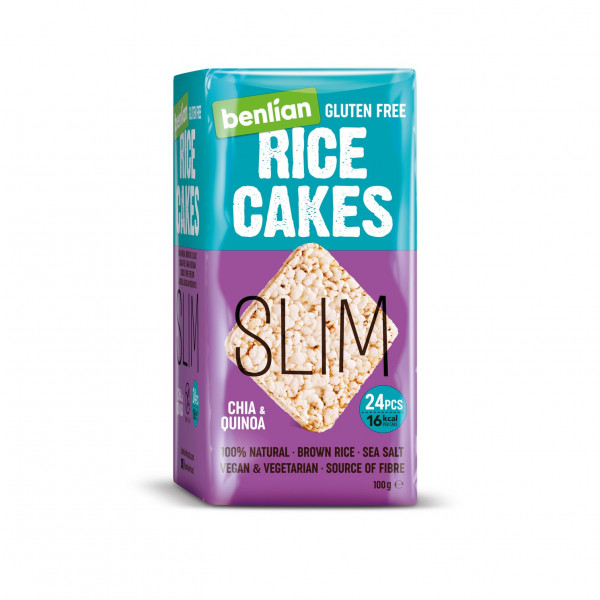 Benlian pirinčane galete slim čia&kinoa 100g 