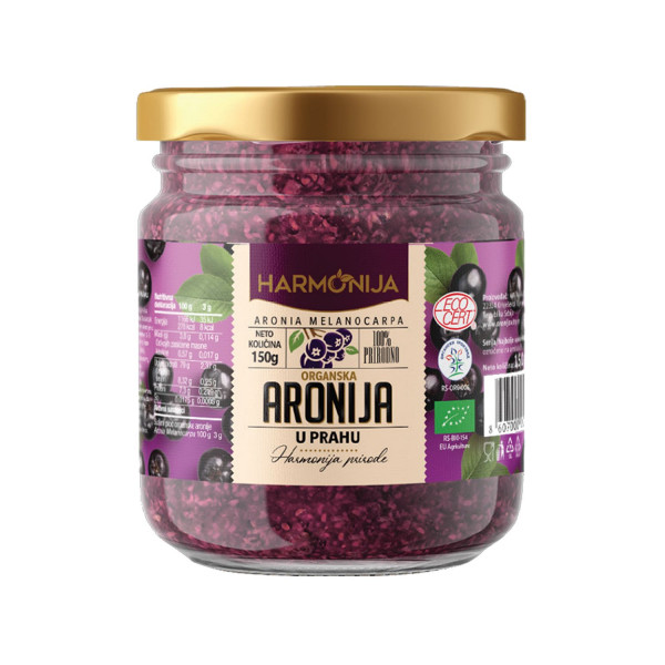 Harmonija organska aronija u prahu 150g 