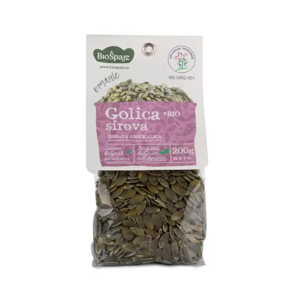 Biošpajz golica sirova BIO 200g 