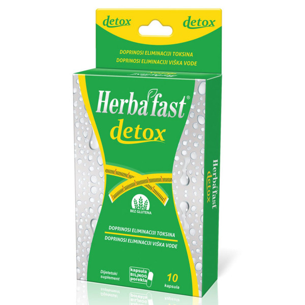 Abela Pharm Herbafast detox, 10 kapsula 