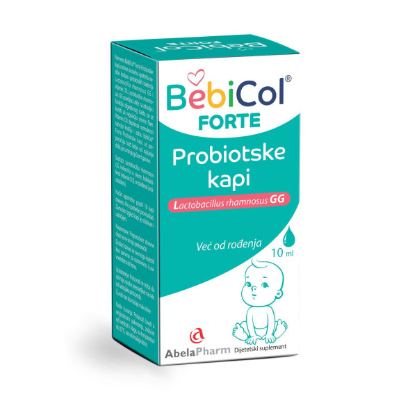 Abela Pharm BebiCol Forte, probiotske kapi, 10 ml 
