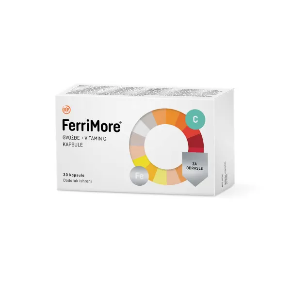 FerriMore Fe i vitamin C 30/1 kapsula 