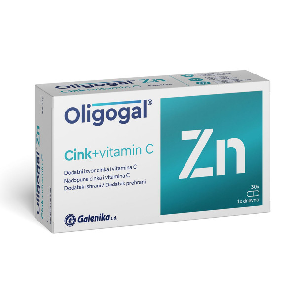 Oligogal  Zn + Vit C kapsule, 30 komada 
