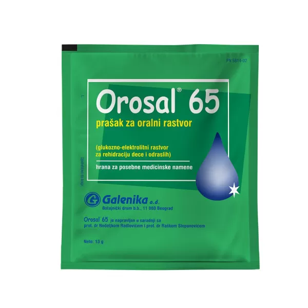 Orosal 65 prašak za oralni rastvor  13g 