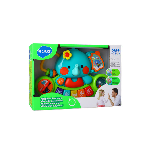 Huile toys igračka tastatura slonče sa muzikom