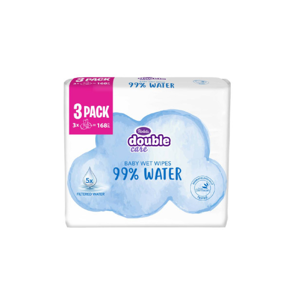 Violeta baby vlažne maramice water care 3x56kom 