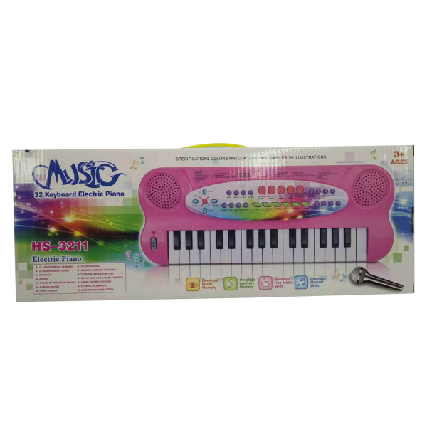 HK Mini igračka sintisajzer roze