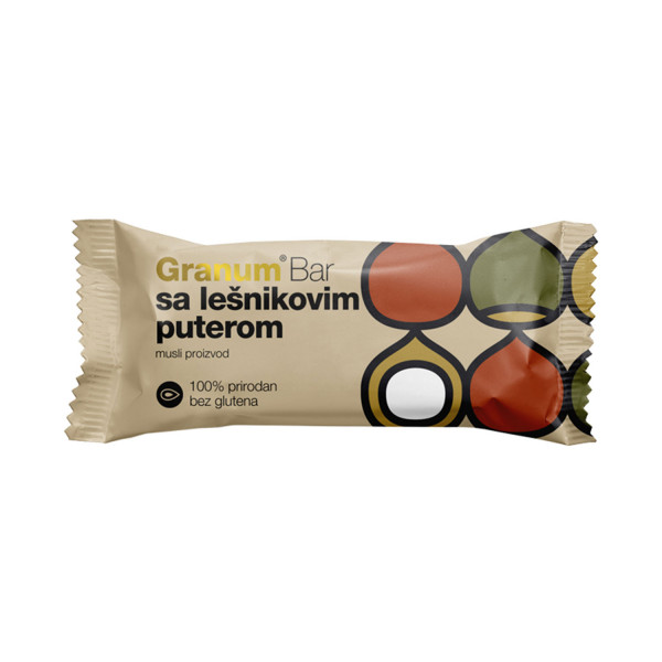 Granum bar sa lešnikovim puterom 30g 