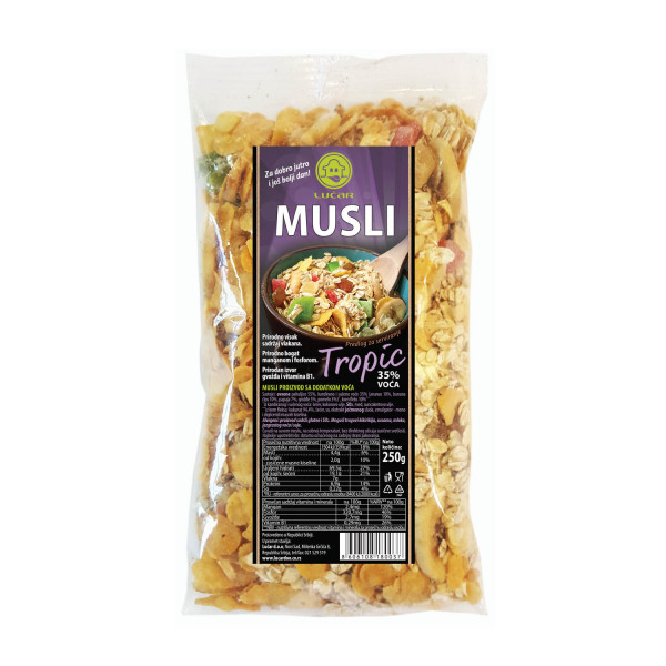 Lučar musli tropik 250g 