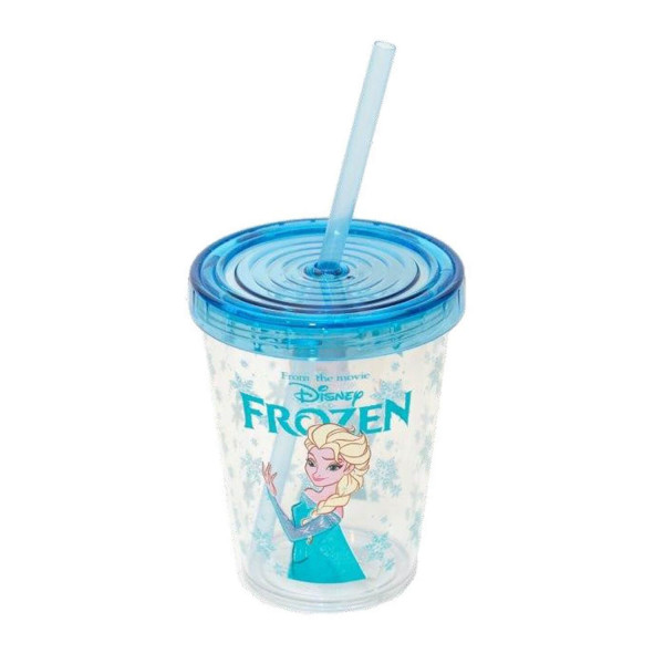 Disney čaša plastična sa slamčicom