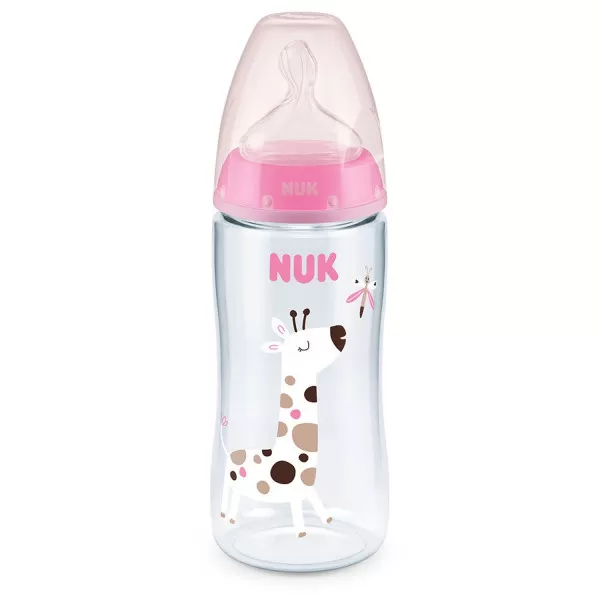 Nuk flašica plastična 300ml 6-18m sa indikatorom