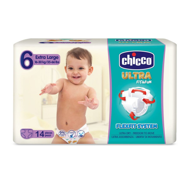 Chicco pelene ULTRA XL 14X10 16-30kg,14kom 