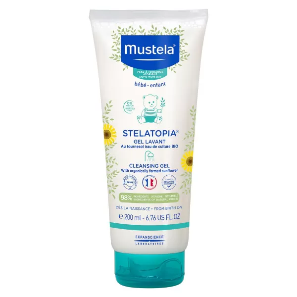 Mustela Stelatopia Gel za tuširanje 200ml 