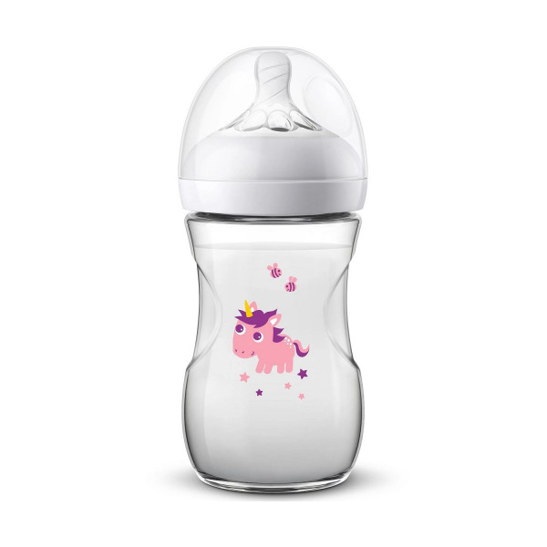 Avent flasica Natural Unicorn Design 260ml 