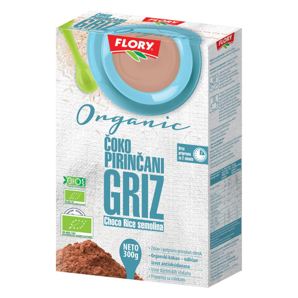 Flory Čoko pirinčani griz 300g ORGANIK 