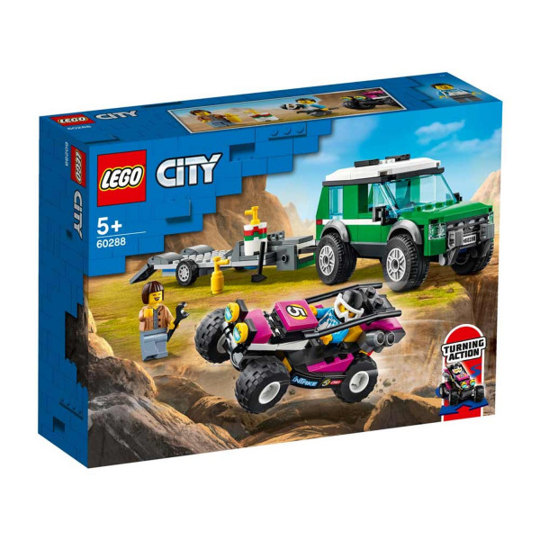 Lego City race buggy transporter 