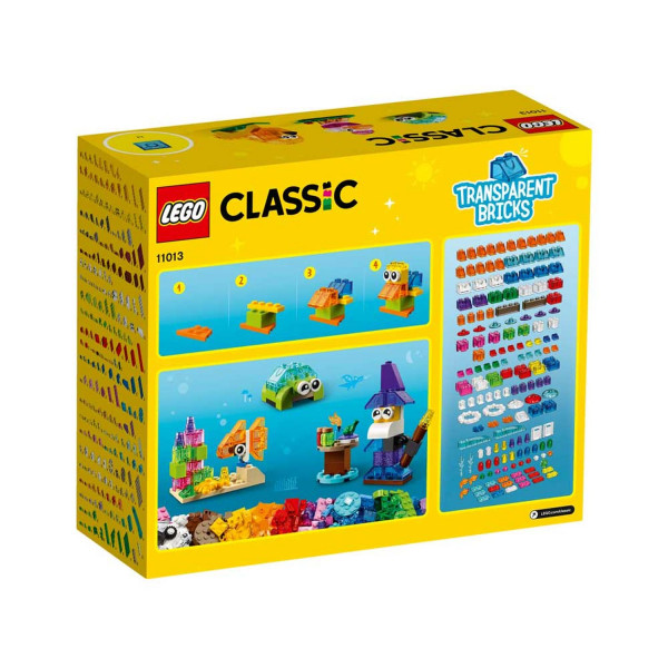 Lego Classic creative transparent bricks 