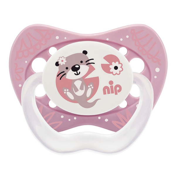 Nip laža Life,silikon 0-6m,2 kom, devojčice