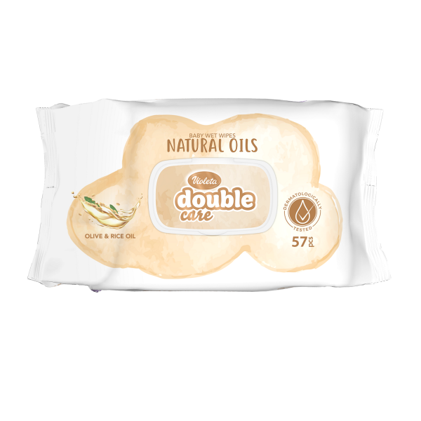 Violeta baby vlažne maramice oil care 57 kom