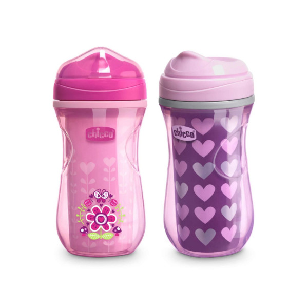 Chicco čaša 14m+, active cup, roze 