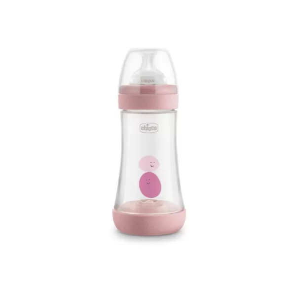 Chicco P5 flašica roze 2m+, 240ml 