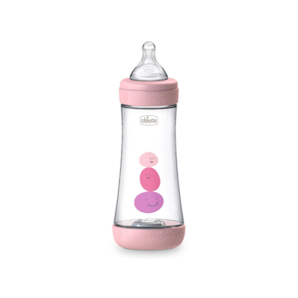 Chicco P5 flašica roze 4m+, 300ml 