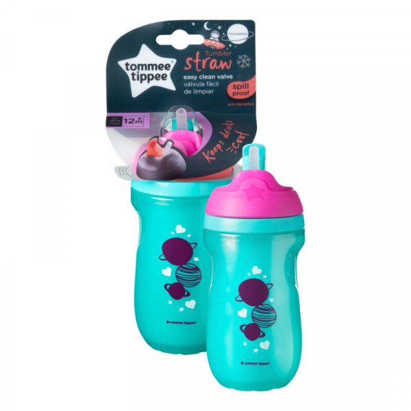 Tommee Tippee Straw Cup tirkiz 12M 