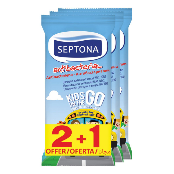 Septona antib.maram.kids on the go 15kom 2+1gratis 