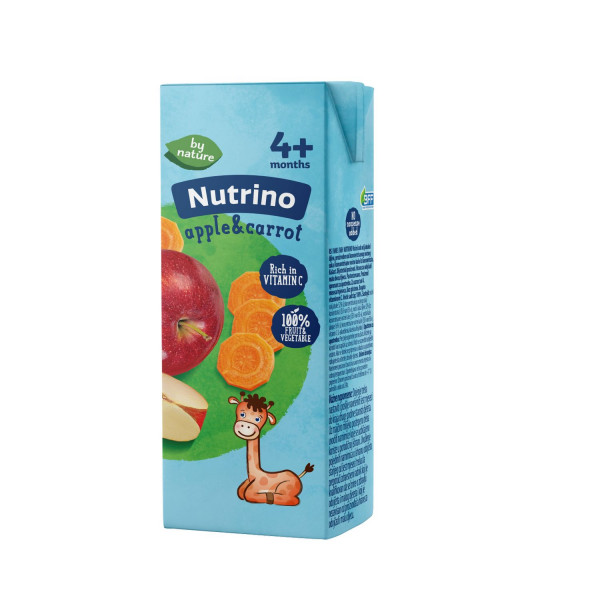 Nutrino sokić jabuka i šargarepa 200ml 