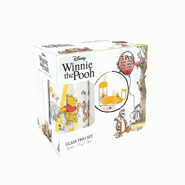 Trio set Winnie the Pooh 