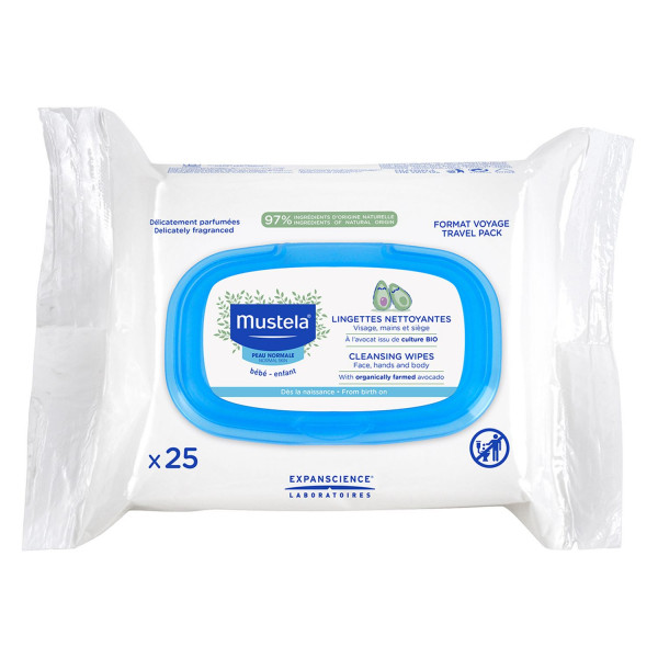 Mustela Vlažne maramice za čišćenje lica 25 kom 
