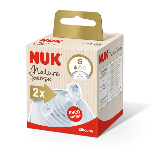 Nuk cucla nature sense silikon vel. S 2/1 