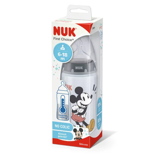 Nuk fc flašica sa tem.indikatorom Mickey 300ml