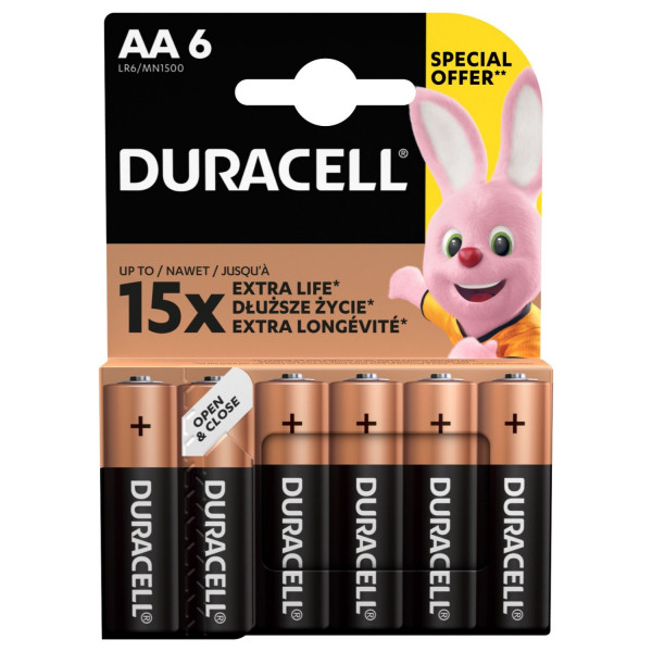 Duracell Basic AA 6 kom 