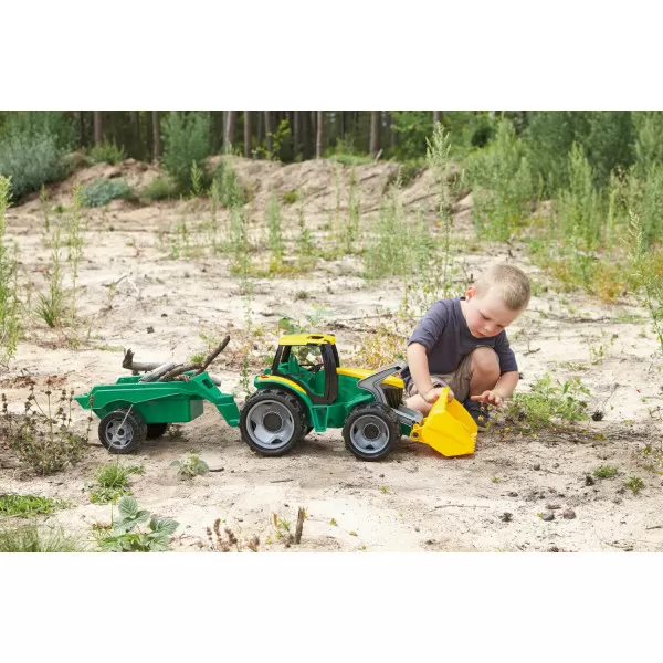 Lena igračka Maxi traktor sa lopatom i prikolicom 