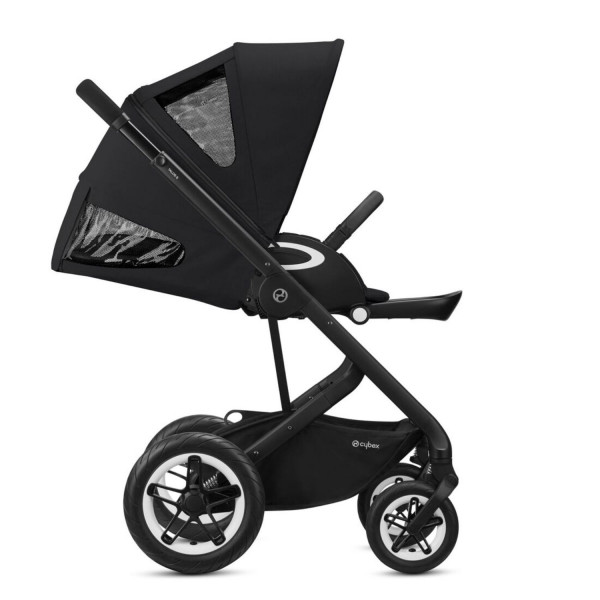 Cybek kolica Talos S Lux, DeepBlack(crni ram)