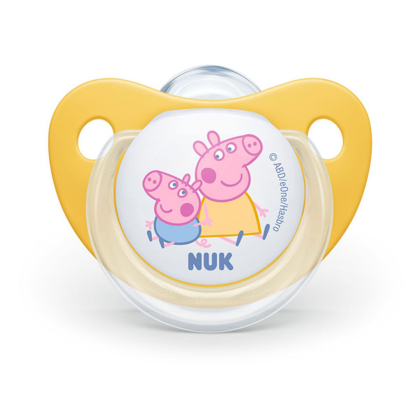 Nuk varalica silikon Peppa Pig u hig.kutiji vel 2 