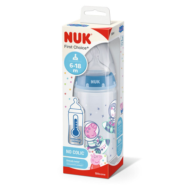 Nuk flašica sa term.indikatorom Peppa Pig 300ml 