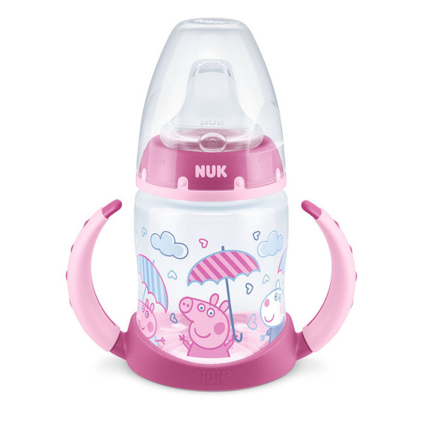 Nuk šolja za učenje sa term.indik. Peppa Pig 150ml 