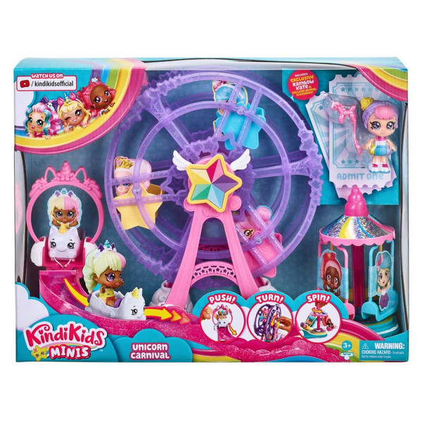 Kindi Kids Minies Unicorn carneval playset 