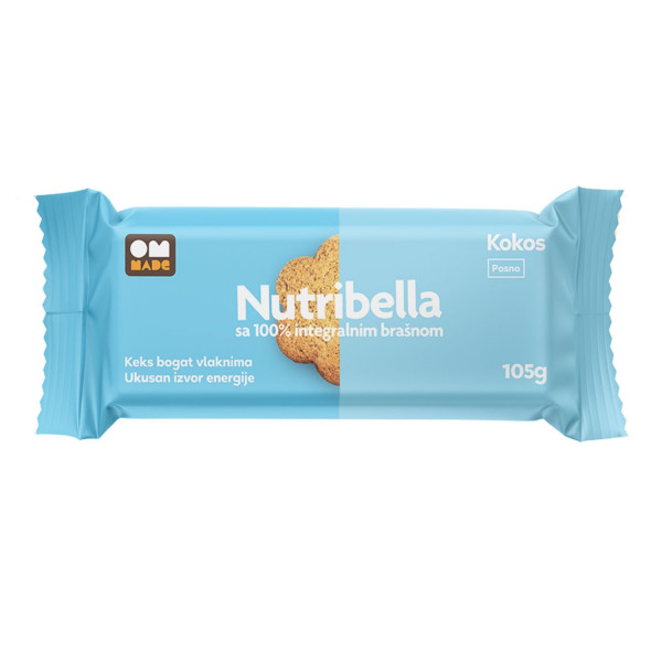 Nutribella keks kokos, 105g 