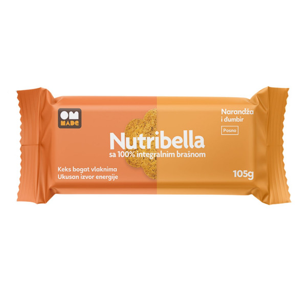 Nutribella keks narandža i đumbir, 105g 