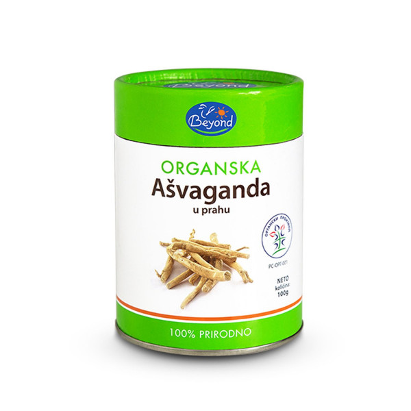 Beyond Ašvaganda u prahu organic 100g 