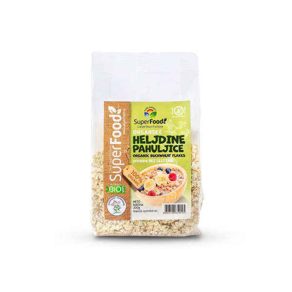 SuperFood heljdine pahuljice bez glutena, 200g 